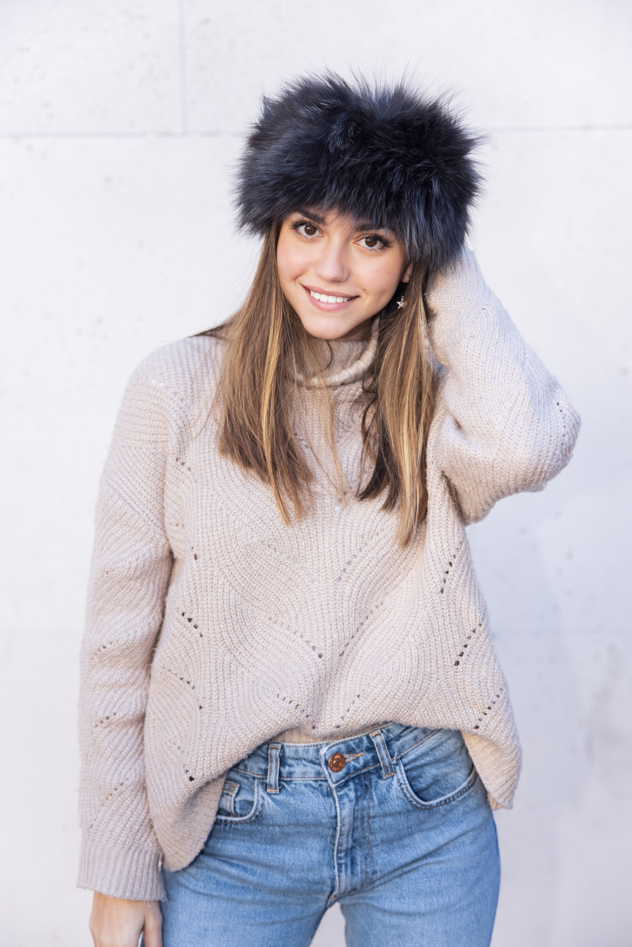 Cuello elástico antracita - Imagen 2